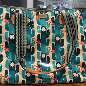 Consuela Teal Cactus Totes